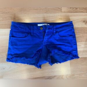 Blue Foreign Exchange Shorts size small